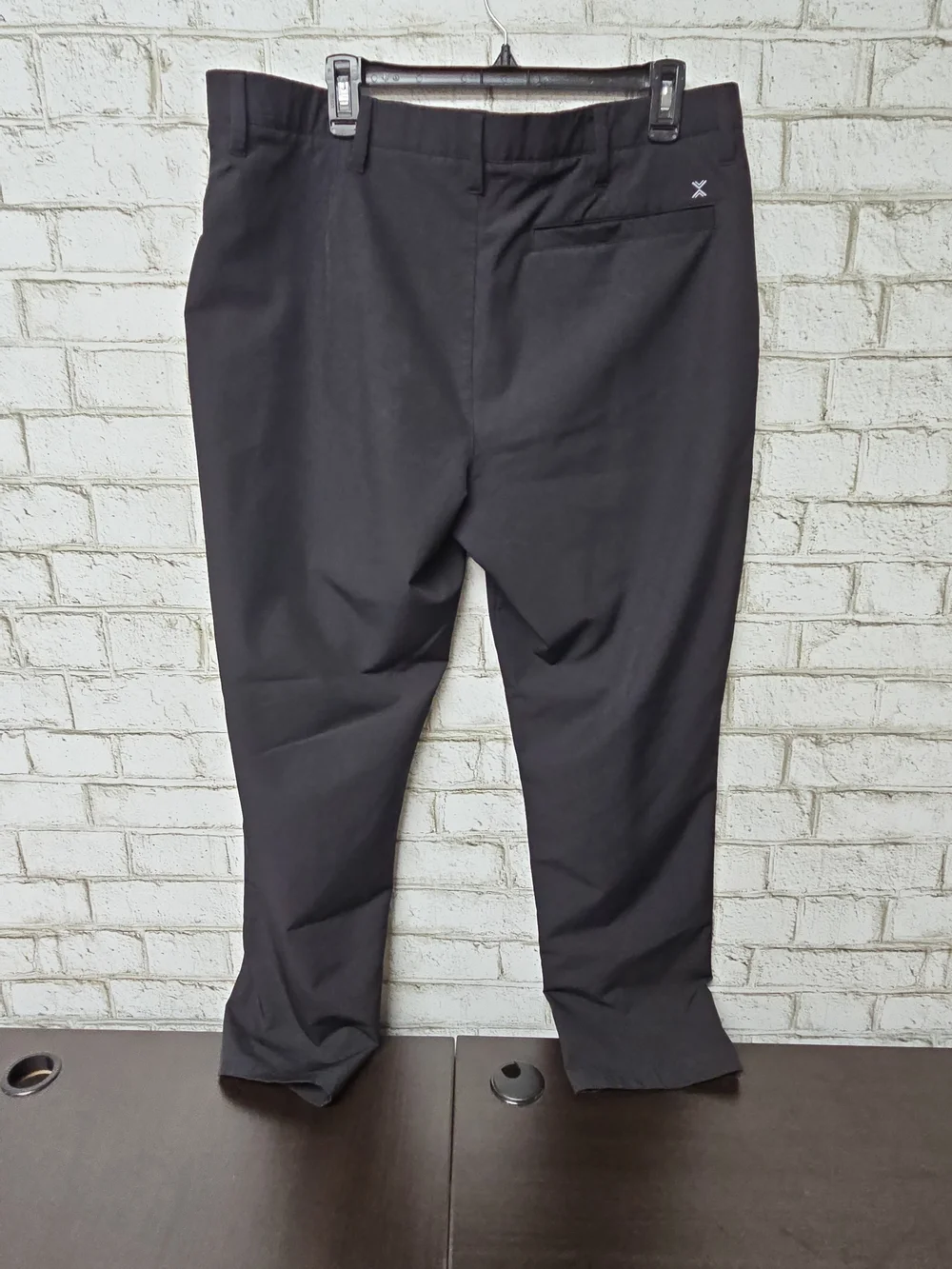 Xersion Men's Black Golf Woven Open Bottom Pants Size 36x30